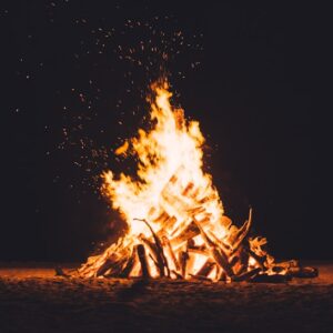 photography of burning camp fire